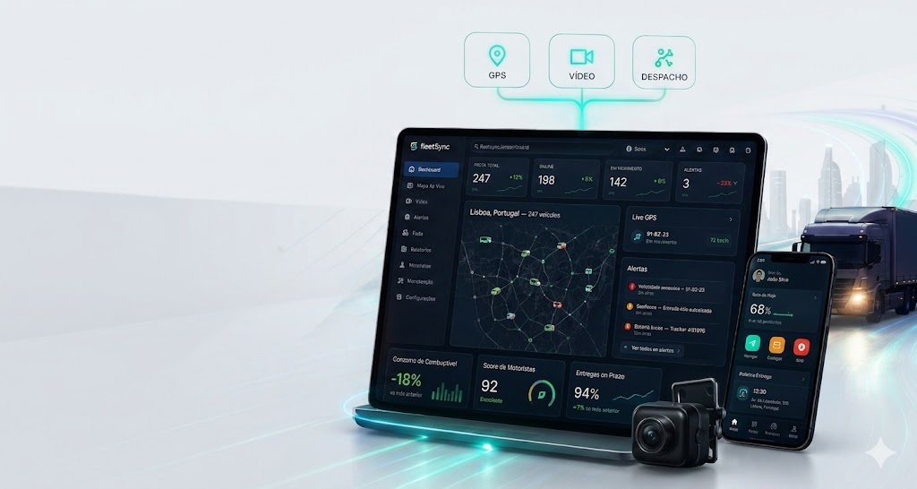 CoreTrack Dashboard em ação